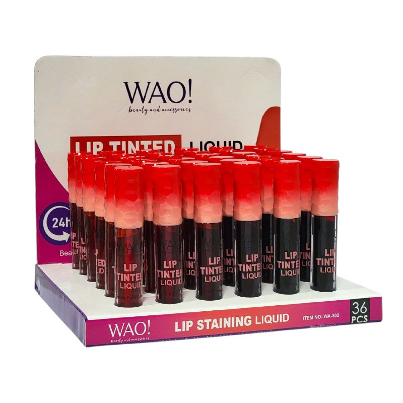 TINTA LABIAL DUPE BENETINT TINTA LABIAL LIQUIDA WAO BEAUTY 6.5ML, 6 TONOS