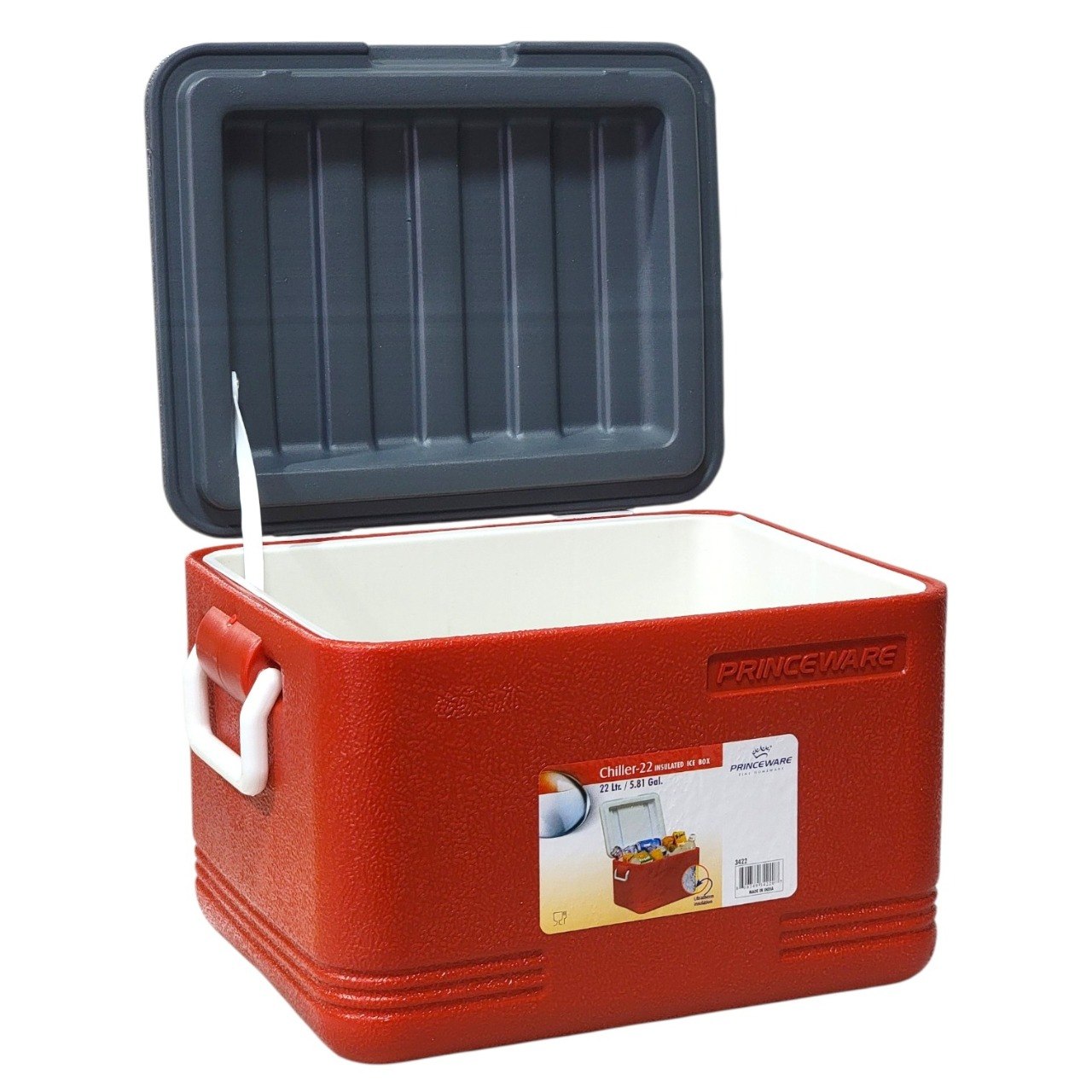 SET DE HIELERAS PORTATILES DE PLASTICO REFROZADO PRINCEWARE 6L & 22L