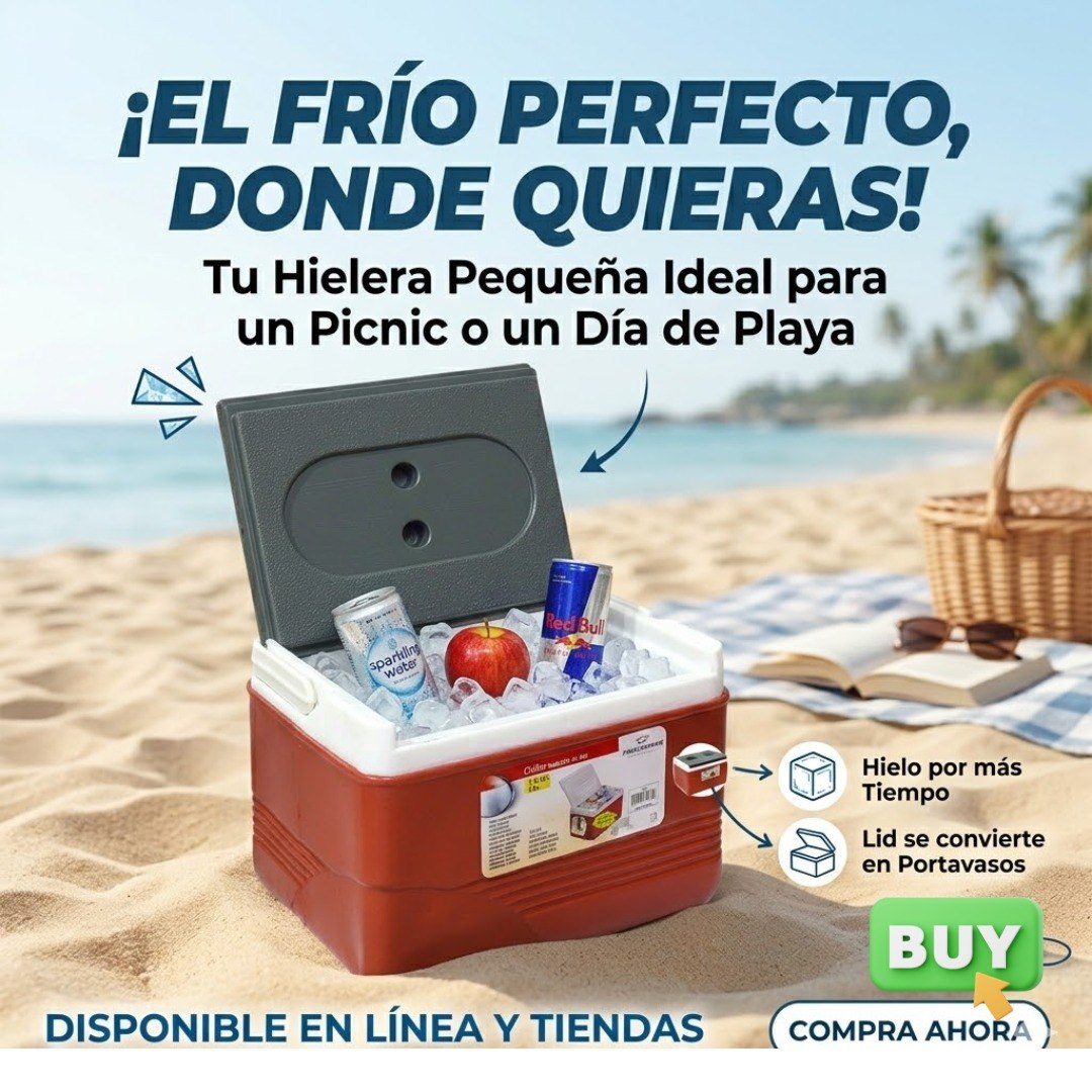 SET DE HIELERAS PORTATILES DE PLASTICO REFROZADO PRINCEWARE 6L & 22L