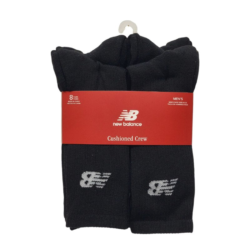 CALCETA ALTA NEW BALANCE PARA HOMBRE 8 PARES TALLA 8-12.5