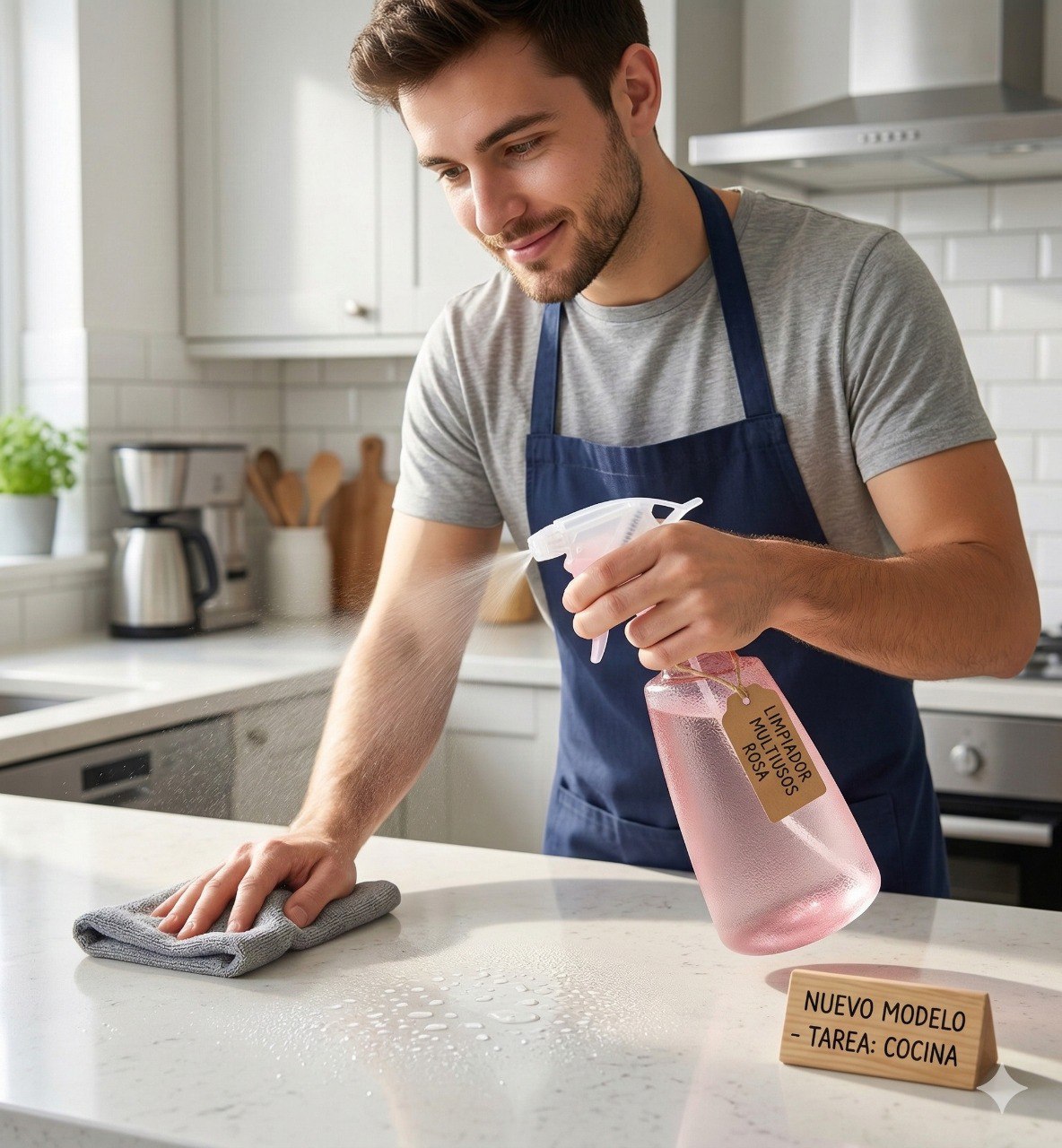 RECIPIENTE BOTELLA ROCIADORA LIFE ART 20CM