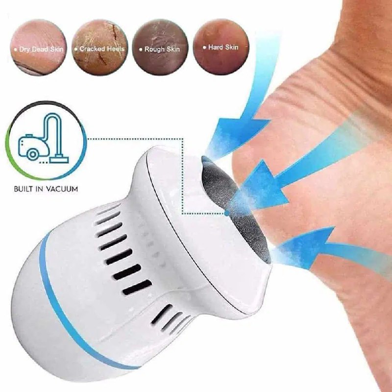 MAQUINA REMOVEDOR DE CALLOS RECARGABLE, ELIMINA DE FORMA EFECTIVA LA PIEL MUERTA, SECA O ASPERA, GIRATORIO 360 GRADOS, FACIL DE LIMPIAR CALLUS REMOVER WITH