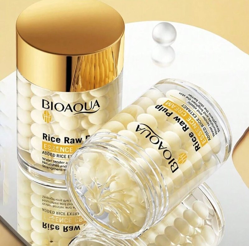 CREMA FACIAL HIDRATANTE E ILUMINADORA CON EXTRACTO DE PULPA CRUDA DE ARROZ BIOAQUA 60G