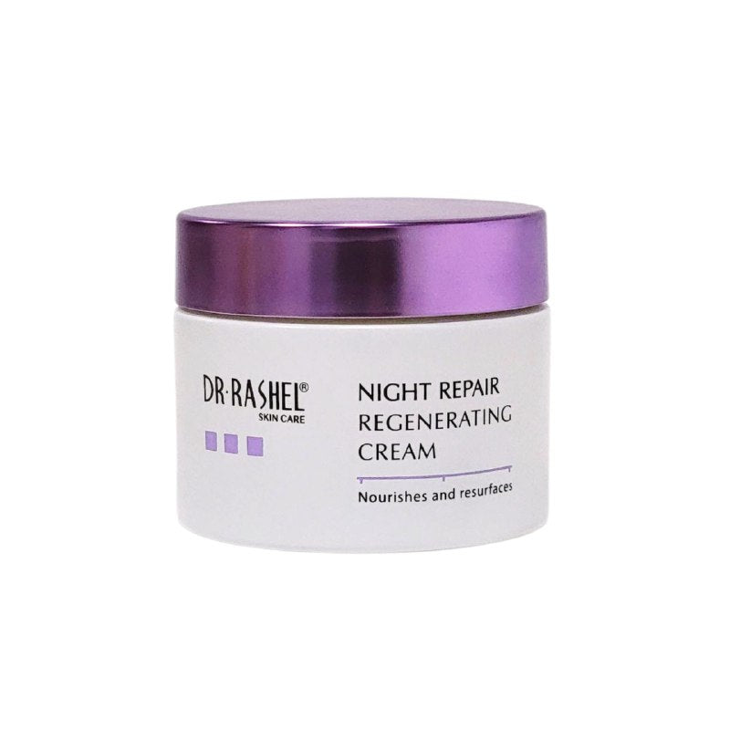 CREMA FACIAL DE NOCHE CON RETINOL REJUVENECEDORA 50G, TRABAJA INTENSAMENTE DURANTE LA NOCHE PARA REDUCIR LINEAS FINAS Y ARRUGAS, DEJANDO LA PIEL SUAVE Y RADIANTE DR RASHEL