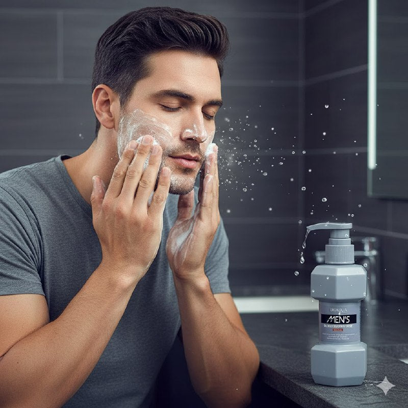 LIMPIADOR FACIAL PARA HOMBRES QUE CONTROLA EL EXCESO DE GRASA 150ML, OFRECE UNA FORMULA BOTANICA SUAVE QUE LIMPIA PROFUNDAMENTE SIN SECAR LA PIEL, CONTROLA LA GRASA MIENTRAS HIDRATA Y REFRESCA LA PIEL BIOAQUA