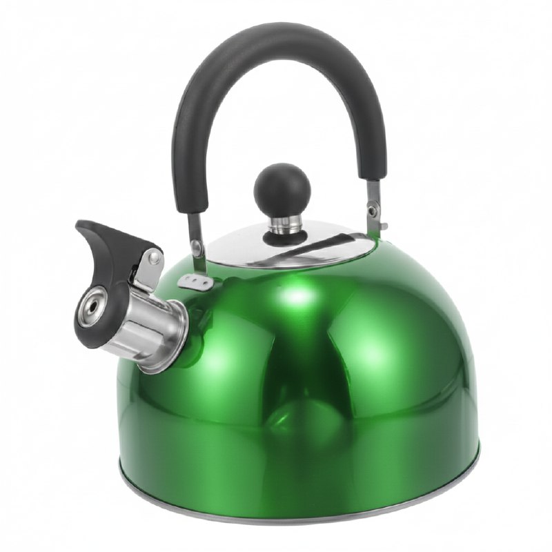 MAQUINA TETERA HERVIDOR DE AGUA CON SILVATO DE ACERO INOXIDABLE 2.5L, CALENTAMIENTO RAPIDO CRYSTAL CUISINE