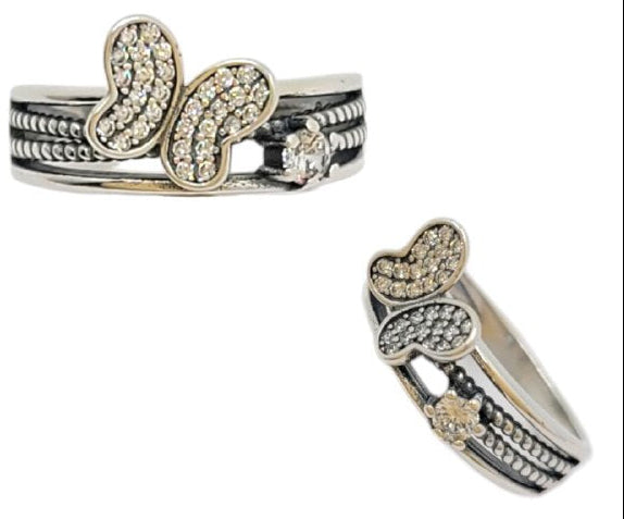 PANI602 FORMA MARIPOSA PLATA 9.25