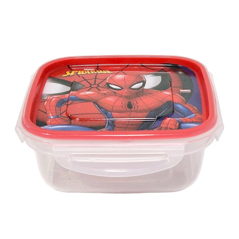ORGANIZADOR RECIPIENTE PARA NIÑOS CON DISEÑO DE SPIDER MAN 7X16X16CM