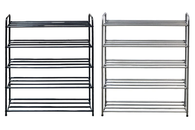 ORGANIZADOR ZAPATERA DE METAL DE 4 NIVELES, RESISTENTE, CAPACIDAD 16 PARES, 2 COLORES LT-05 82X67CM