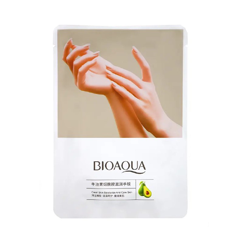 MASCARILLA DE MANOS CON NIACINAMIDA Y AGUACATE HIDRATANTE Y NUTRITIVO SUAVE Y BRILLANTE BIOAQUA 35GX3