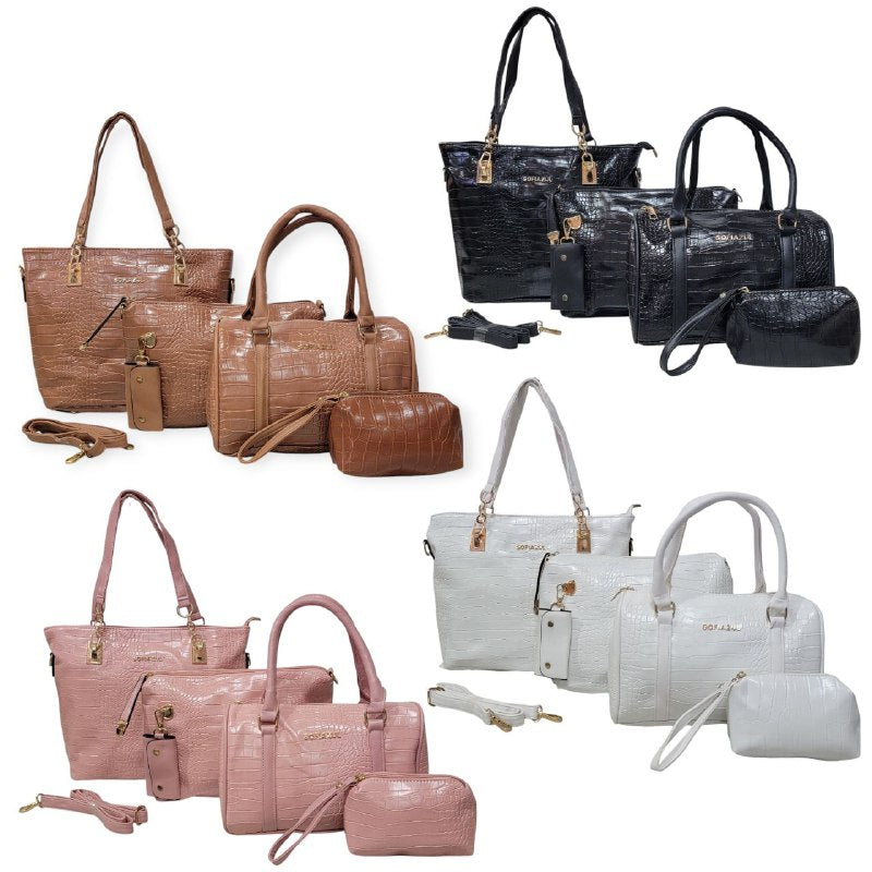 CARTERA ECONÓMICA SET DE 4 PIEZAS SOFIAZUL