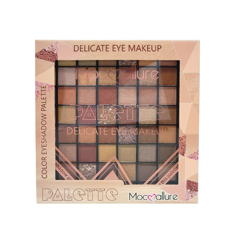 SOMBRA DE MAQUILLAJE EN PALETA PARA OJOS DE 64 TONOS MOCMALLURE 19X19CM