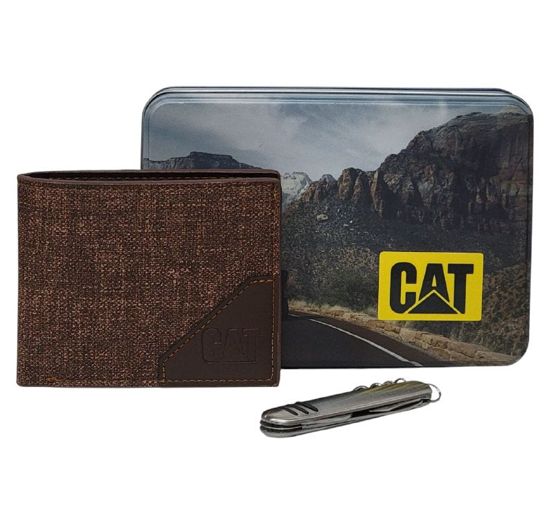 BILLETERA ECONÓMICA CAT CON NAVAJA