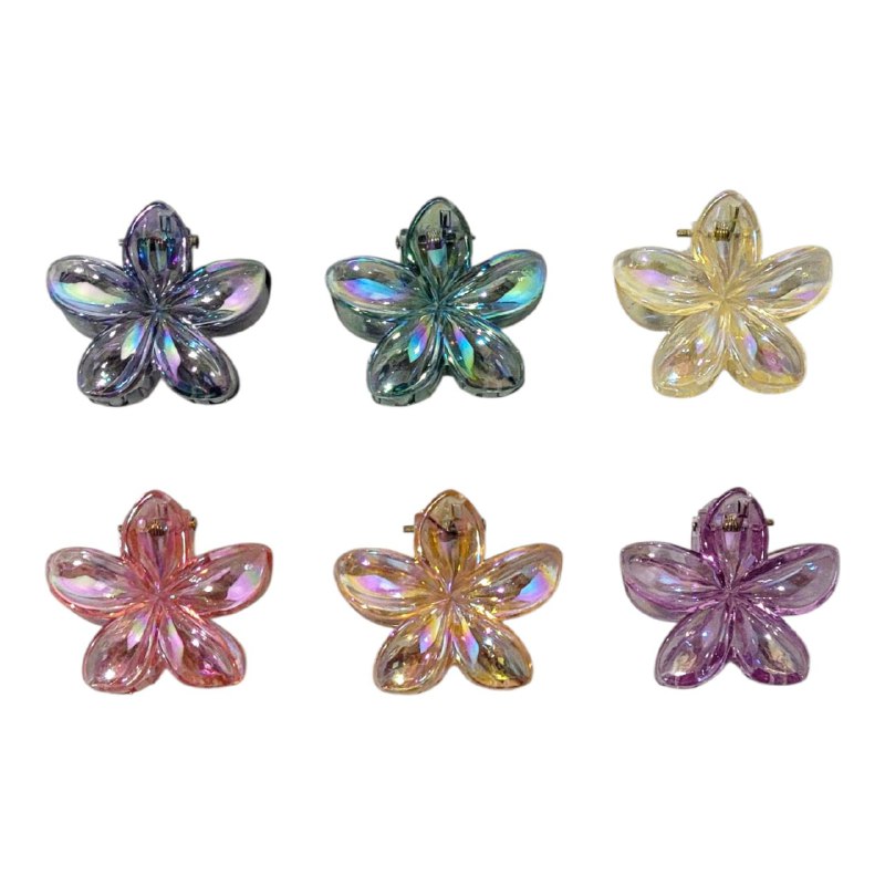 GANCHO PARA EL CABELLO DE FLOR HAWAIANA, PINZAS DE SUJECION FUERTE, ACCESORIO PARA EL CABELLO PAQUETE DE 12UND, MEDIDA 4CM