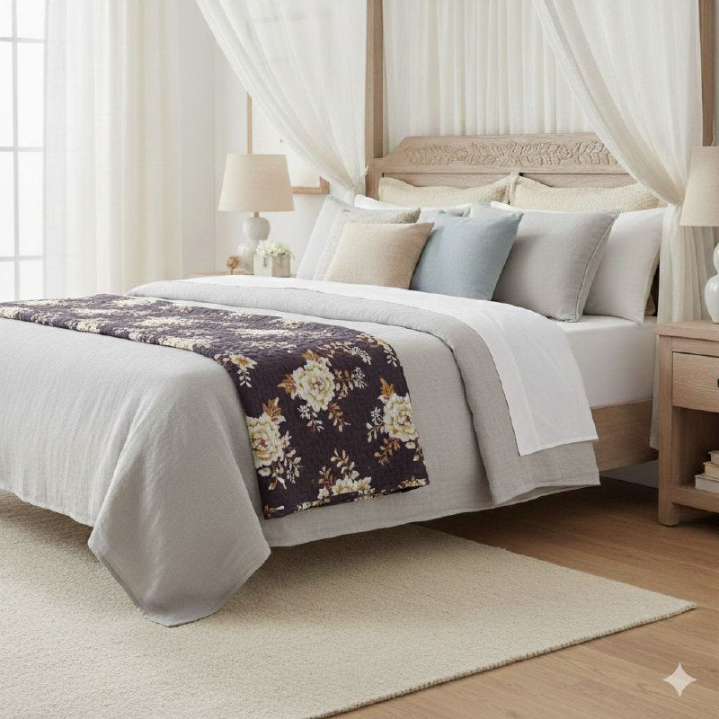 SABANA CAMERA TIPO EDREDON ESTAMPADO 210X230CM BENELI HOME, 21 ESTILOS