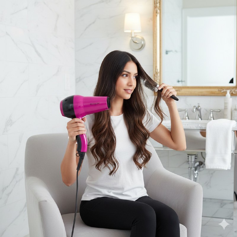 SECADOR DE CABELLO CERMAICO IONICT MENOS FRIZZ CABELLO BRILLANTE DE ASPECTO SALUDABLE REVLON