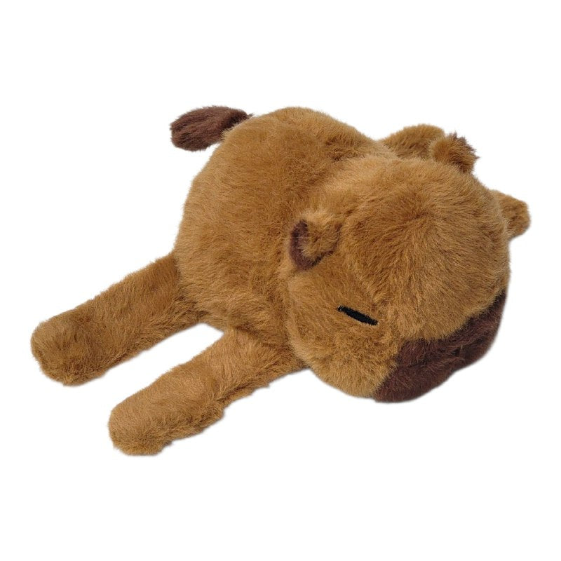 PELUCHE EN FORMA DE CAPIBARA CAPYBARA INTERACTIVO, SE COLOCA COMODAMENTE A TU BRAZO Y LA COLA GIRA