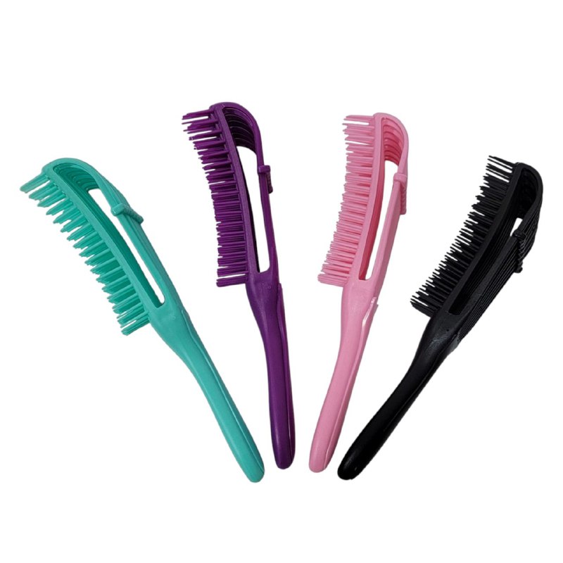 CEPILLO PULPO PARA CABELLO RIZADO Y ENCRESPADO, DESENREDANTE ANTI ROTURA 8 PUNTAS FLEXIBLES