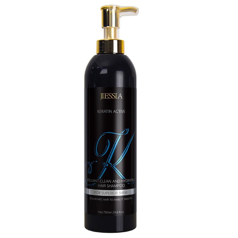 SHAMPOO DE QUERATINA LIMPIA Y HIDRATA EL CABELLO JIESSIA 700ML