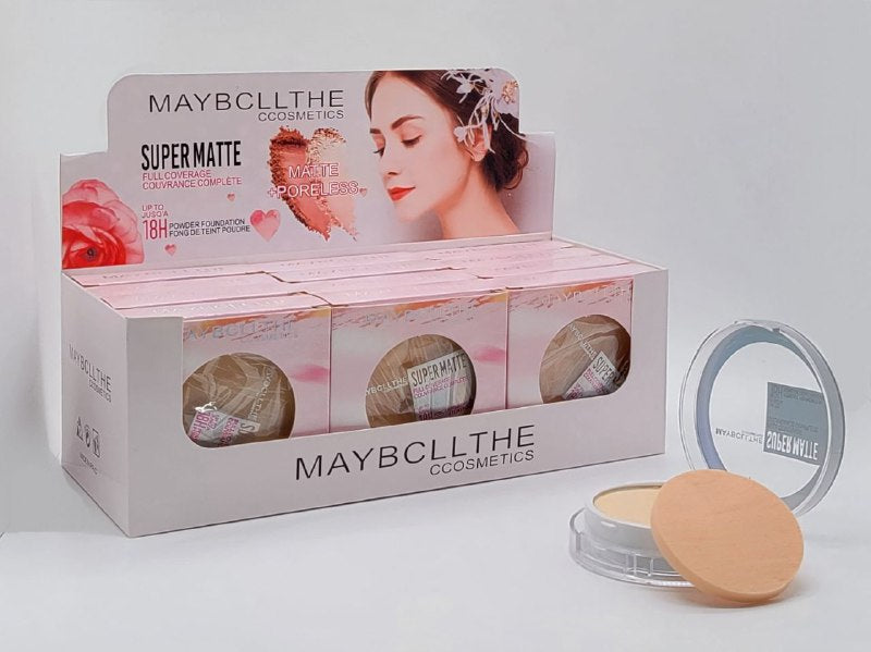 POLVO COMPACTO FACIAL 3 TONOS DUPE MAYBELLINE SUPERSTAY MATTE MAYBCLLTHE COSMETICS