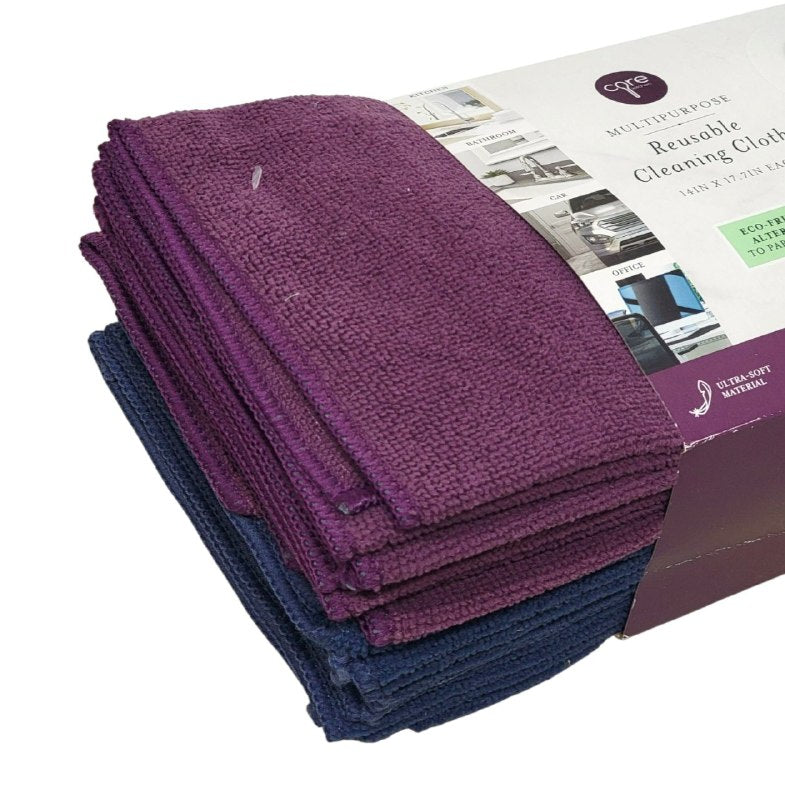 TRAPO DE MICROFIBRA MULTIUSOS EN PAQUETE DE 16 PIEZAS CORE 35X45CM