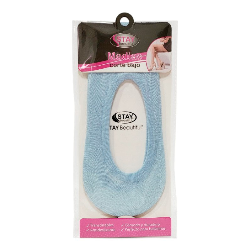 MEDIAS DE CORTE BAJO TRANSPIRABLES ANTIDESLIZANTES PARA MUJERES TALLA UNICA 1 PAR STAY BEAUTIFUL, 6 ESTILOS