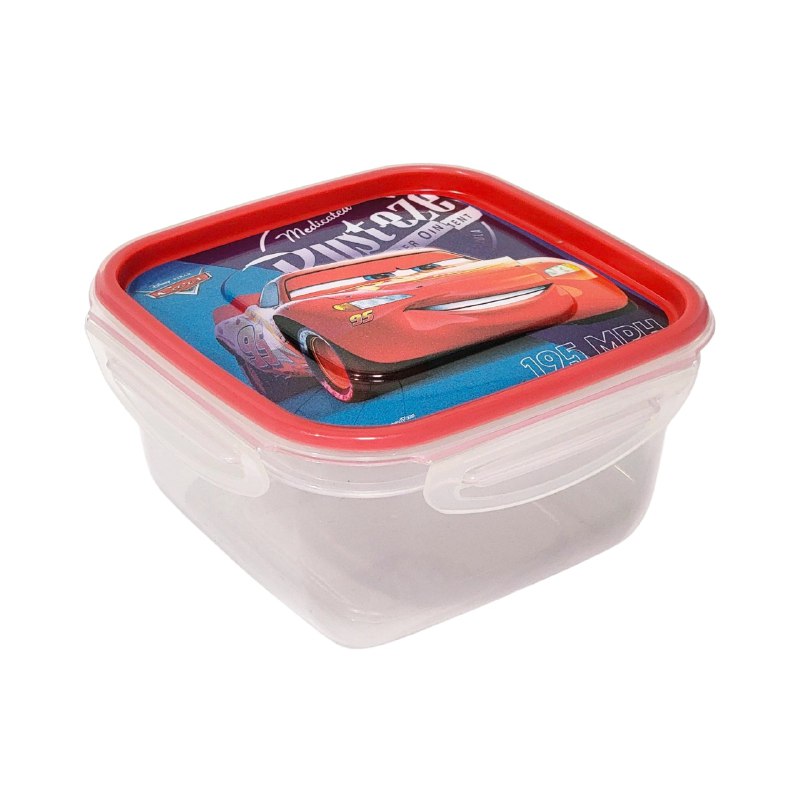 ORGANIZADOR RECIPIENTE PARA NIÑOS CON DISEÑO DE CARS