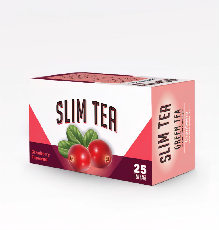 SUPLEMENTO HERBAL TÉ NATURAL ADELGAZANTE SABOR A ARANDANOS 25UND SLIM TEA
