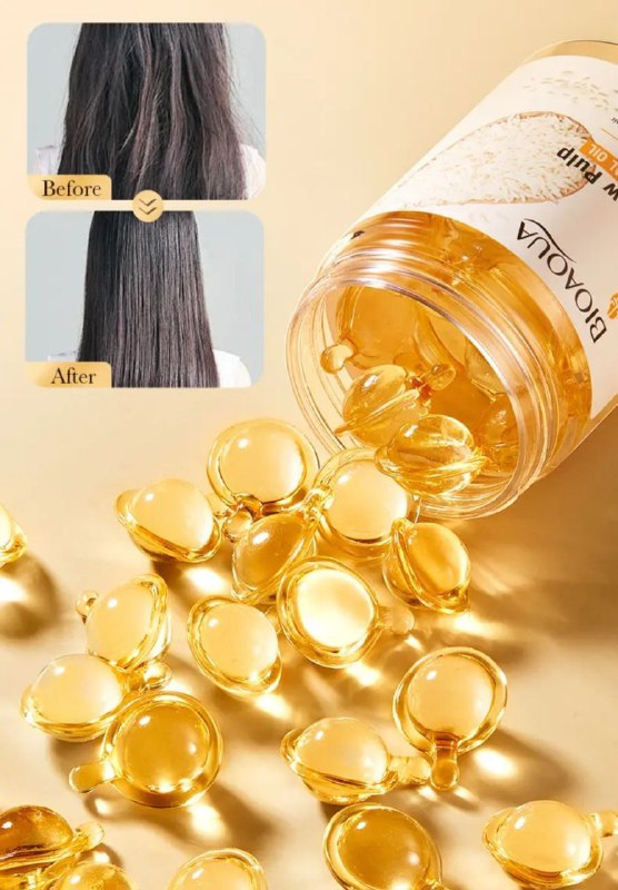 ACEITE ESENCIAL PARA EL CABELLO EN AMPOLLAS REPARACION PROFUNDA Y BRILLO BIOAQUA 1MLX30