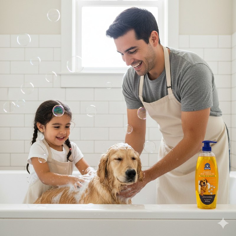 SHAMPOO PARA PERROS, MASCOTAS QUE PREVIENE LAS GARRAPATAS, ANTISEPTICO, ANTIMICOTICO, DESODORANTE, REVITALIZA EL BRILLO CON ACEITE VEGETAL MAXCOTAS 750ML