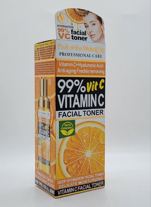 TONICO FACIAL EN GEL DE HIDRATACION VITAMINA C FRUIT OF THE WOKALI 180ML