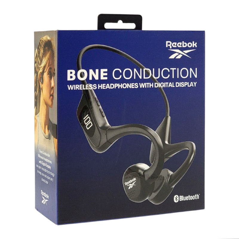 AUDIFONOS AURICULARES INALAMBRICOS CON PANTALLA DIGITAL, BATERIA 6H, APRUEBA DE SUDOR IPX4 REEBOK