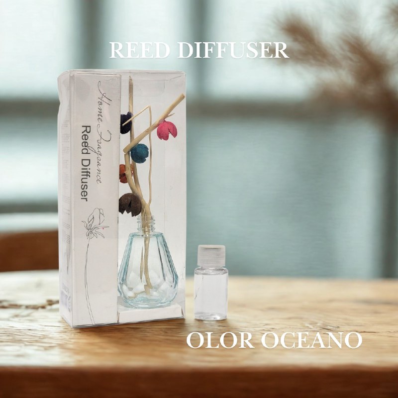 AMBIENTADOR AROMATIZANTE DIFUSOR DE VARILLAS PARA EL HOGAR DE AROMA CONTINUO SIN HUMO NI GOTEO, 4 AROMAS REED DIFFUSER