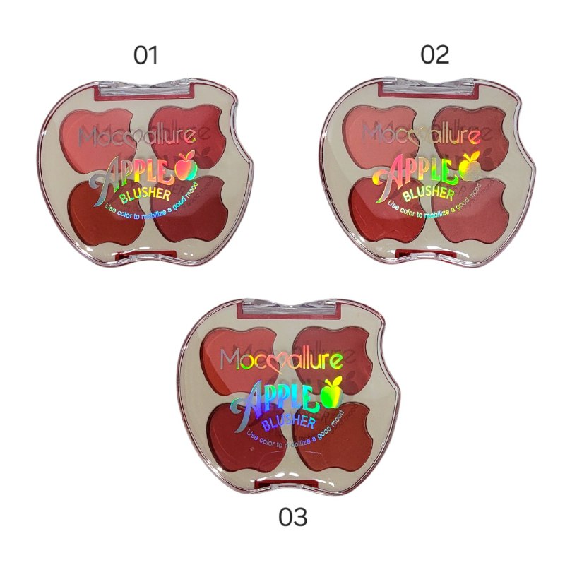 BLUSH PARA MEJILLAS EN FORMA DE MANZANA MOCMALLURE 10G