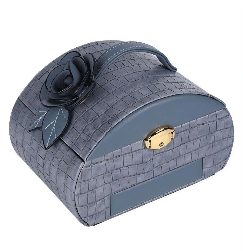 ORGANIZADOR JOYERO ELEGANTE PORTATIL, CAJA DE ALMACENAMIENTO DE JOYAS, FACIL DE TRANSPORTAR