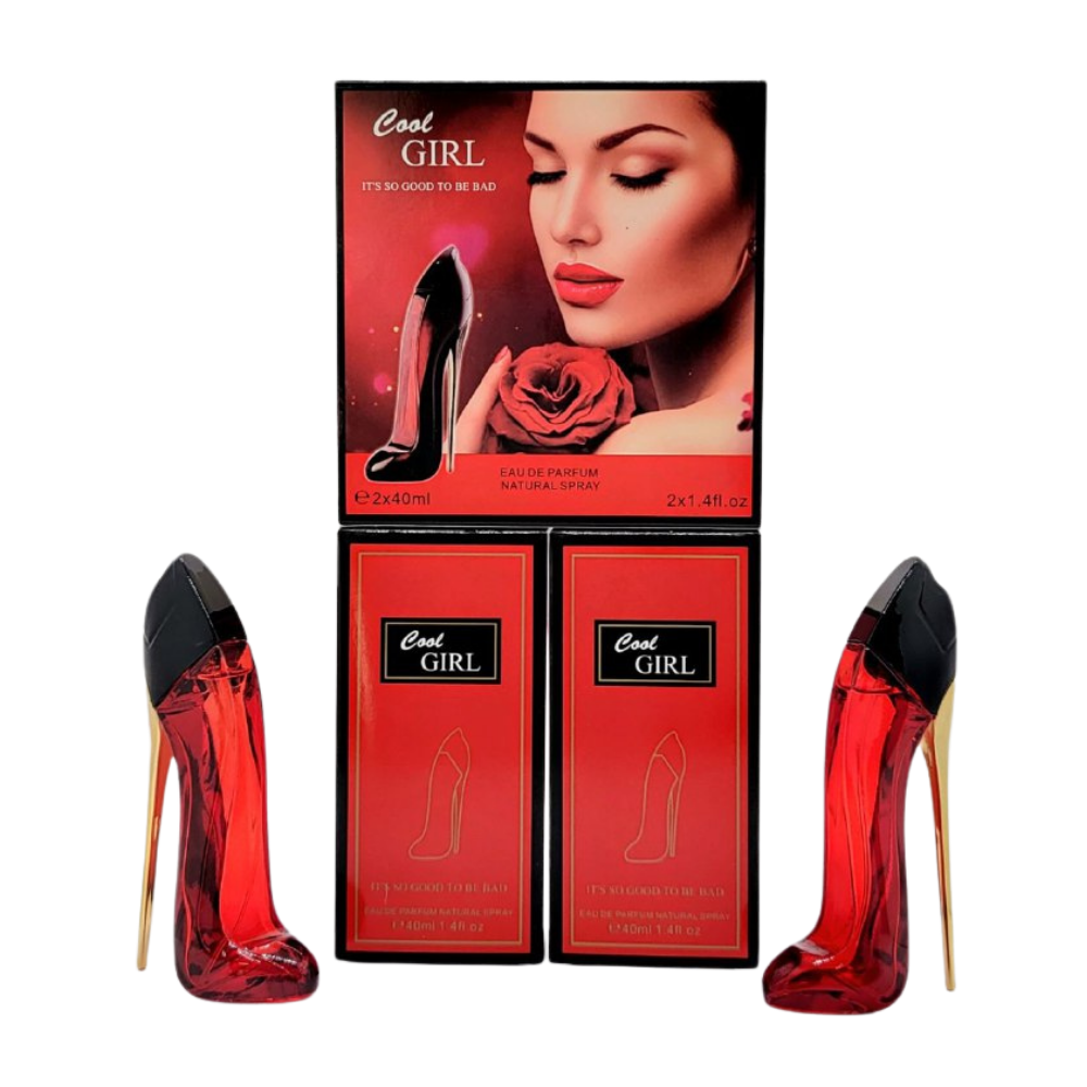 SET PERFUME DUO COOL GIRL IT S SO GOOD TO BE BAD 40MLX2