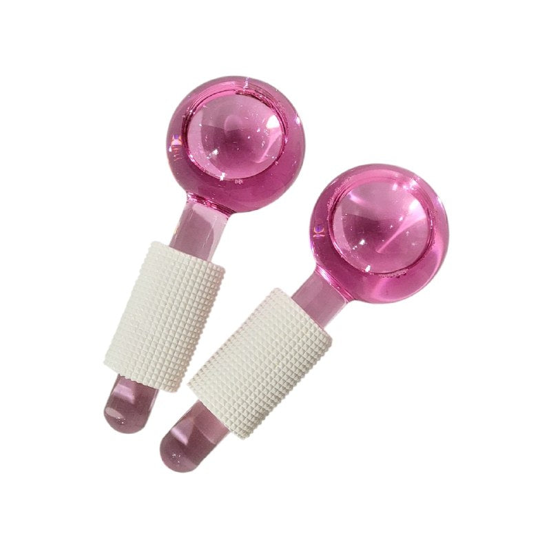 KIT DE MASAJE FACIAL DE GLOBOS DE CRISTAL QUE REDUCEN LA HINCHAZON Y OJERAS DE LA CARA BEAUTY CRYSTAL 2UND