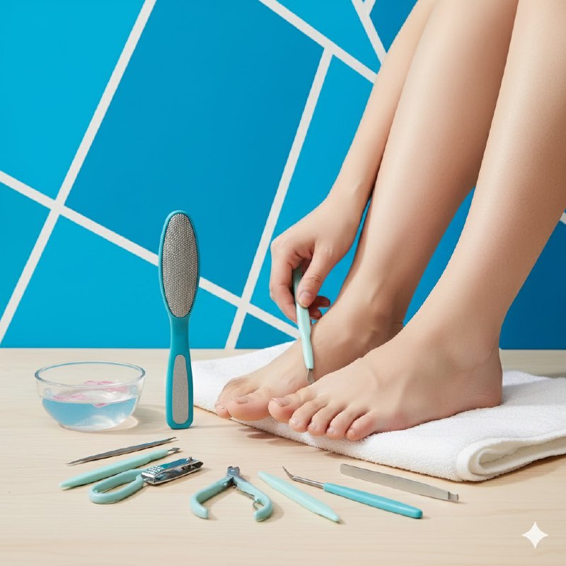 SET DE PEDICURA DE 7 PIEZAS QUE ELIMINAN CALLOS, ALISAN LA PIEL Y MANTIENEN TUS UÑAS IMPECABLES MAXINE BEAUTY, 2 COLORES