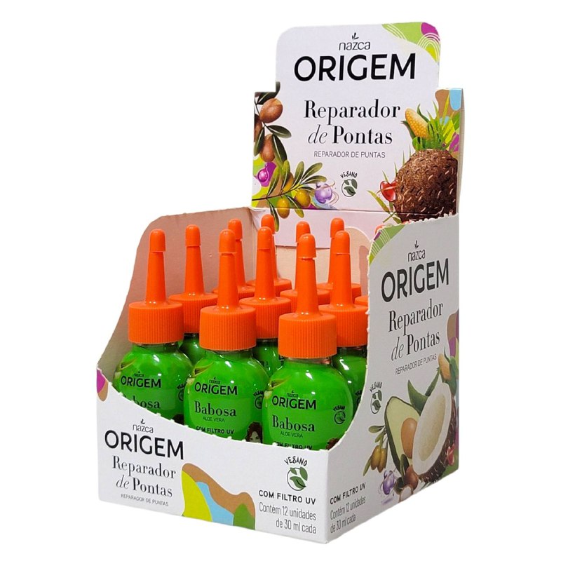 ACEITE PARA EL CABELLO DE ALOE VERA REPARADOR DE PUNTAS CON FILTRO UV NAZCA ORIGEM 30ML