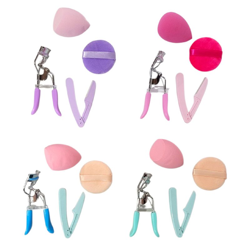 SET DE CUIDADO FACIAL Y BELLEZA 4PCS KISS LOVELY