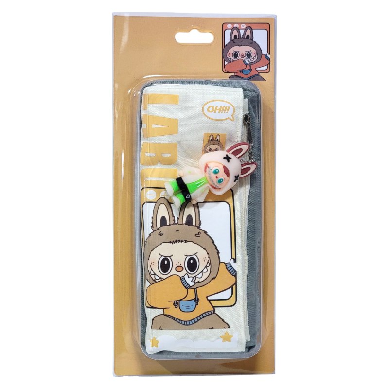 CARTUCHERA DE LABUBU QUE COMBINA ORGANIZACION IMPECABLE CON DISEÑO IRRESISTIBLE 3 COLORES