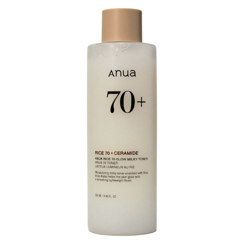 TONICO FACIAL LECHOSO DE ARROZ Y CERAMIDA BRILLANTE REFRESCANTE ANUA 250ML