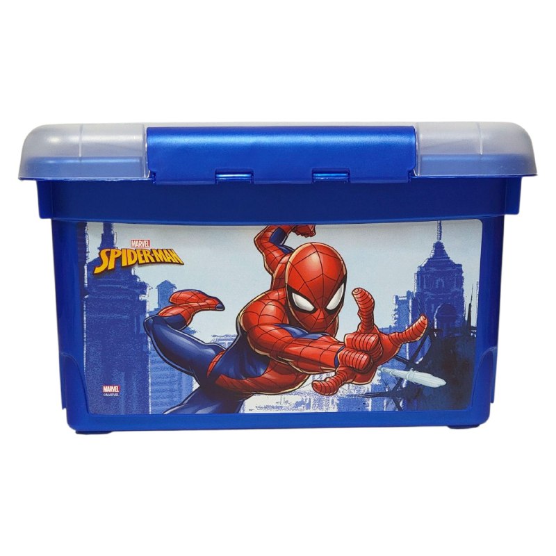 ORGANIZADOR CAJA DE ALMACENAMIENTO ORGANIZADORA PARA NIÑOS DE SPIDERMAN 17X27X17CM