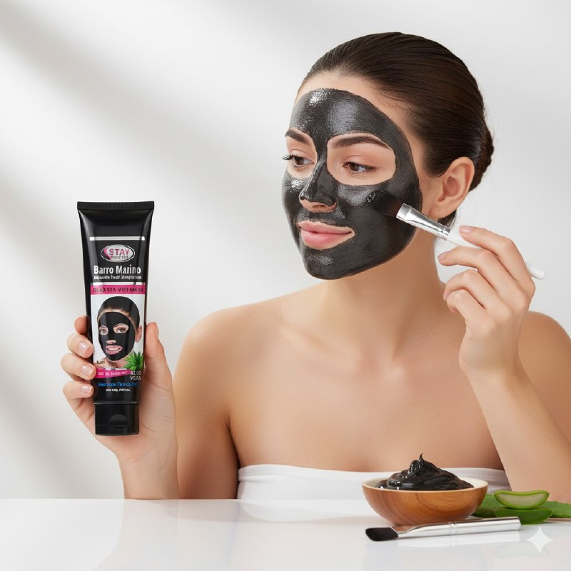 MASCARILLA FACIAL DE BARRO MARINO HIDROPLASTICA HIDRATANTE STAY BEAUTIFUL 120G