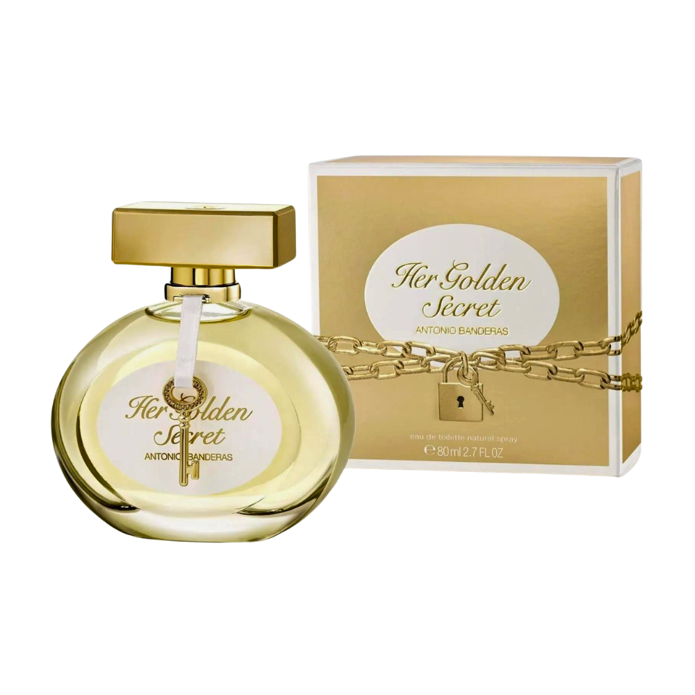 ANTONIO BANDERAS HER GOLDEN SECRET FOR WOMEN EDT 80ML (M)