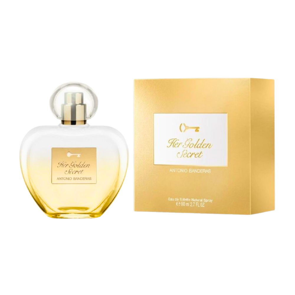 ANTONIO BANDERAS HER GOLDEN SECRET FOR WOMEN EDT 80ML (M)
