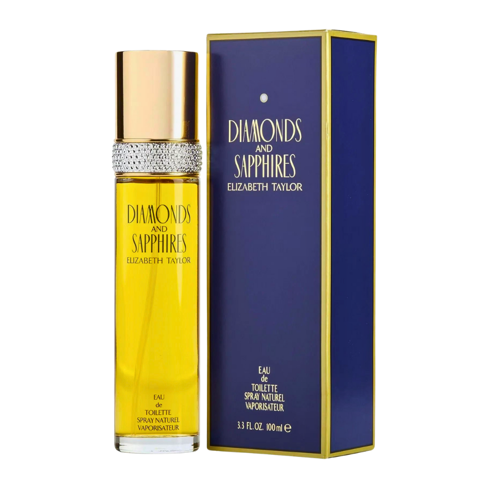 ELIZABETH TAYLOR DIAMONDS AND SAPPHIRES FOR WOMEN EDT 100ML (M)
