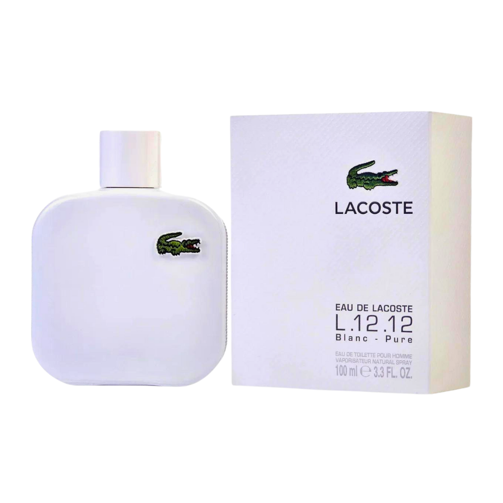 LACOSTE EAU DE LACOSTE L.12.12 BLANC WHITE EDT 100ML (H)
