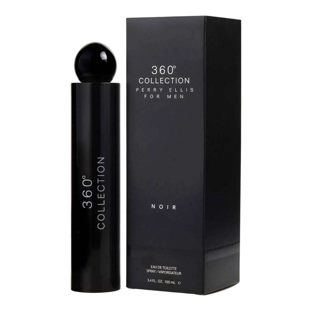 Perry Ellis 360 Collection Noir by Perry Ellis, 3.4oz EDT Spray men