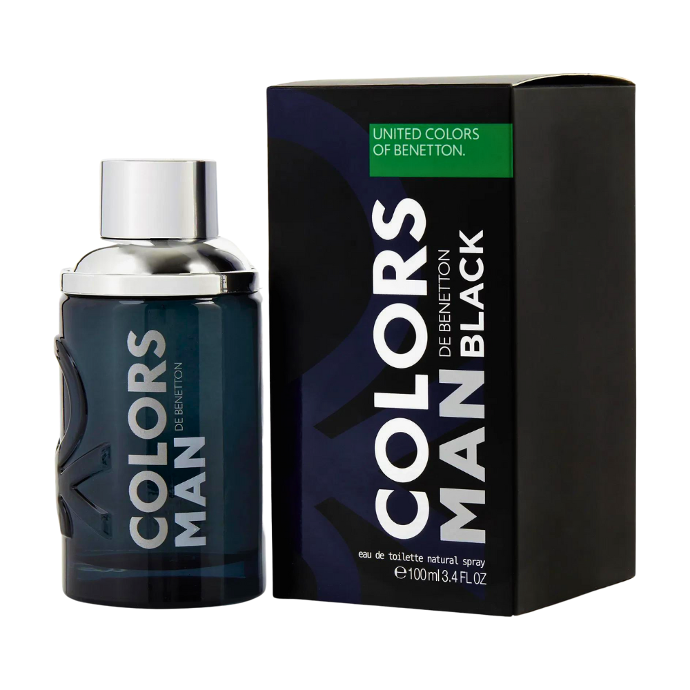 UNITED COLORS OF BENETTON MAN BLACK EDT 100ML (H)